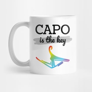 Capo is the Key Colorful Capo Light Theme Mug